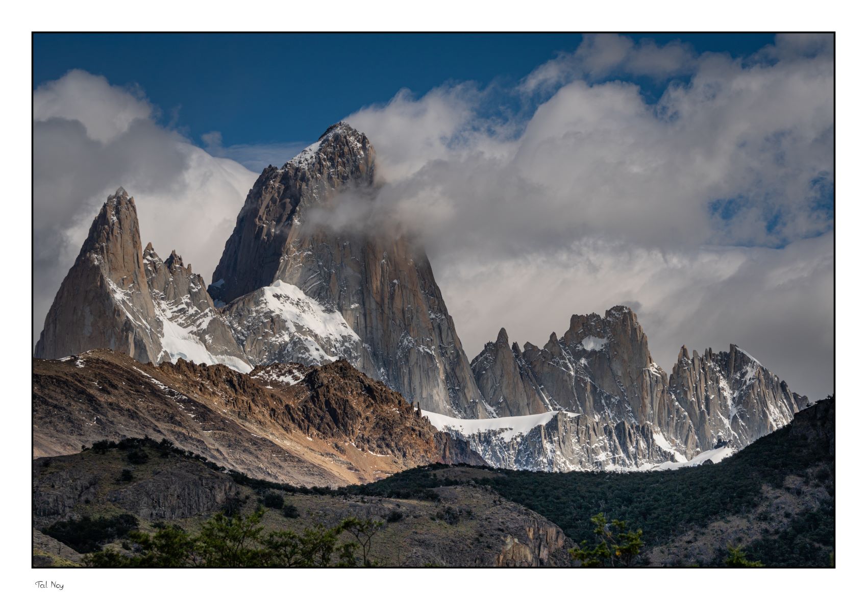 Sharp Peaks - jagged mountain range against a moody sky
